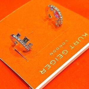Kurt Geiger London Multi-Color Huggie Earrings